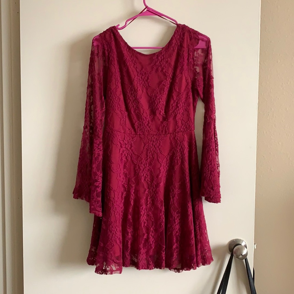 Altar’d State lace backless dress